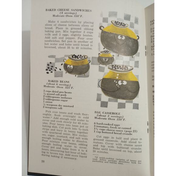 Vintage Metropolitan Life Cook book Mid Cent Mod Cover (bb2) - Picture 8 of 10